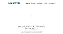 Desktop Screenshot of mh-betoni.fi